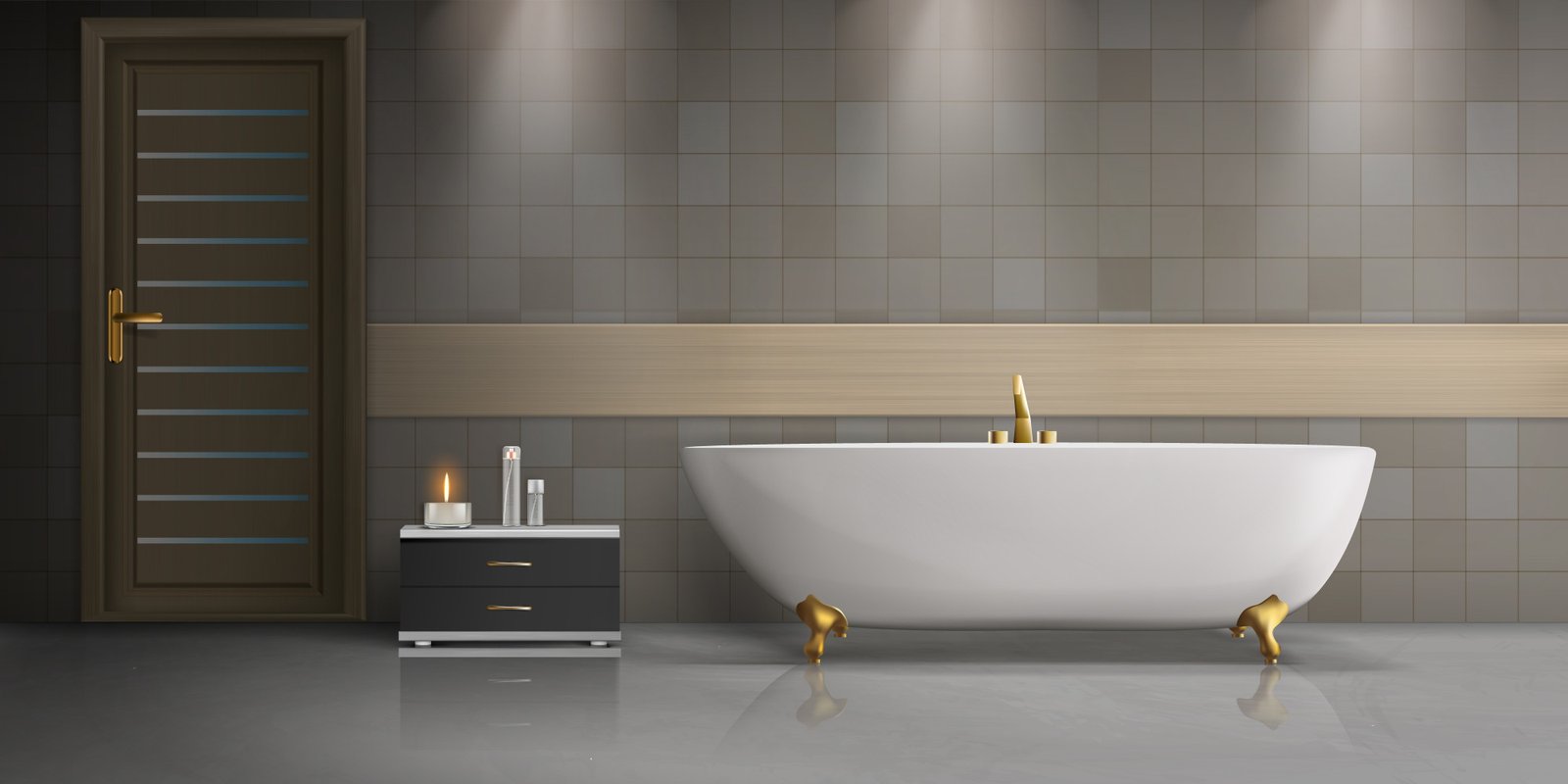 Luxury bathroom renovation in Perth