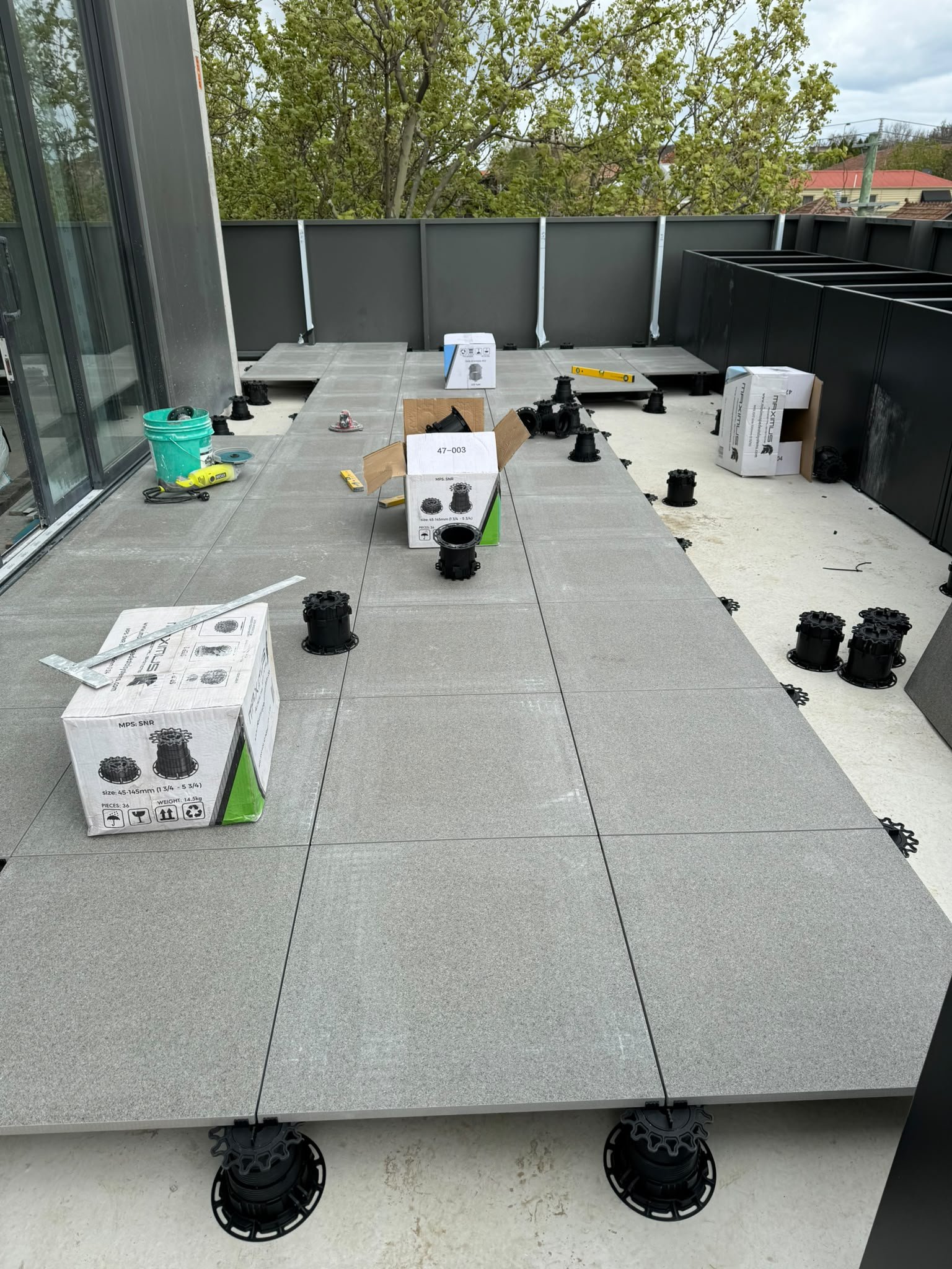 Professional tiling project in Perth
